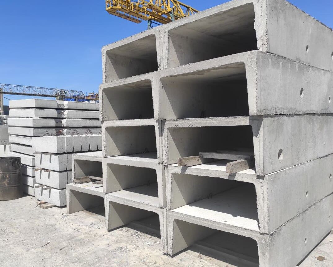 Лотки теплотрас залізобетонні від заводу BM Beton